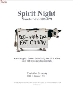 Spirit Night at Chick-fil-A